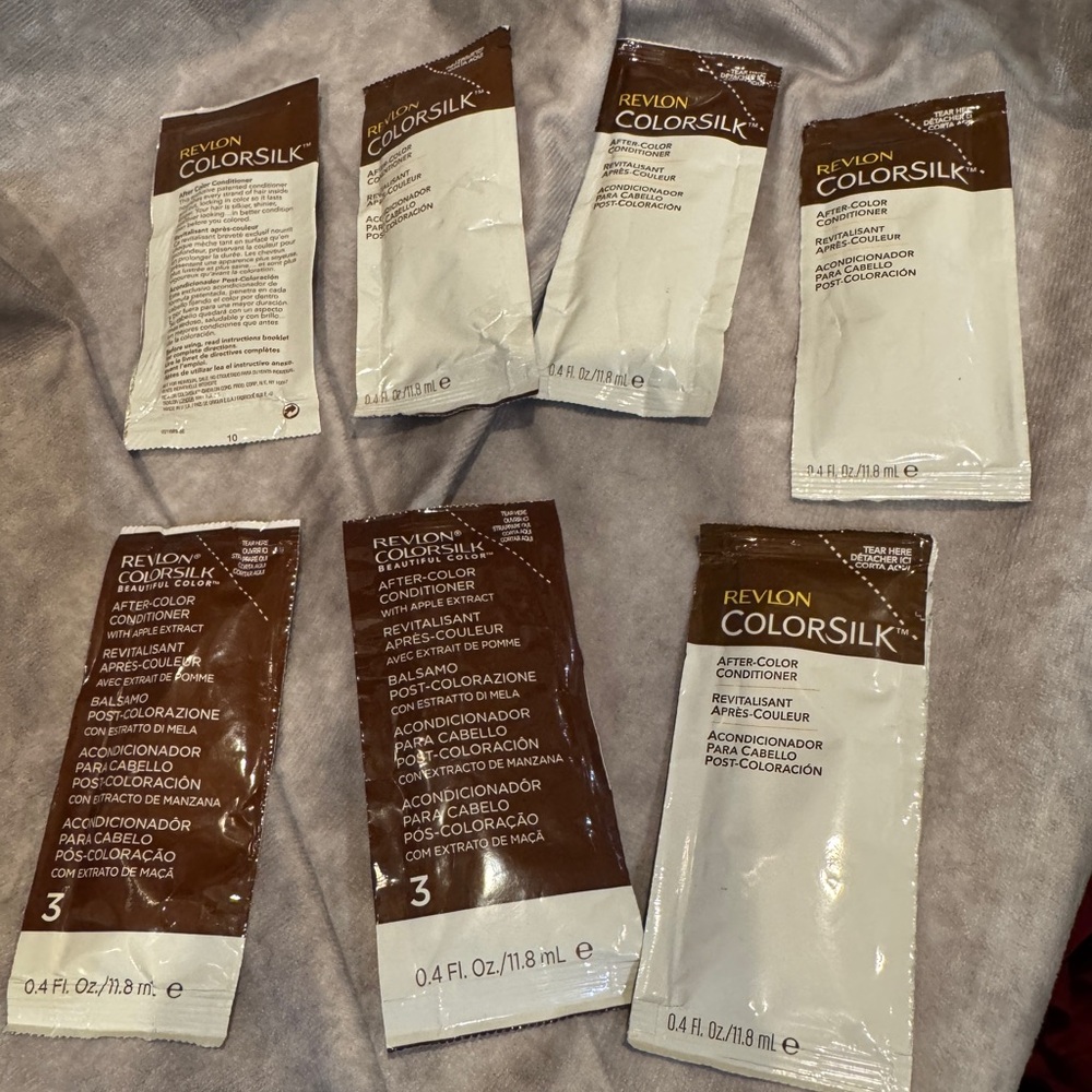 Revlon ColorSilk After-Color Conditioner lot of 7